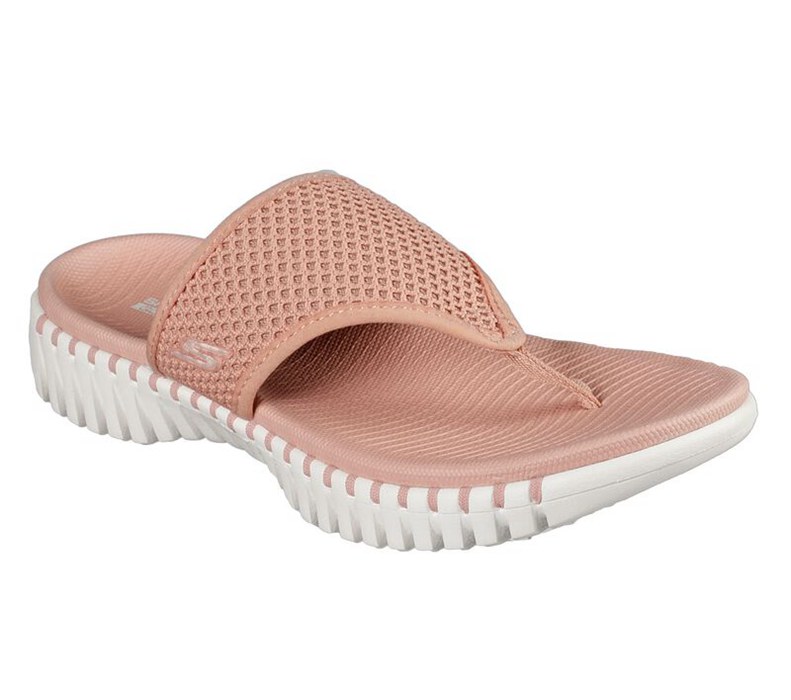 Skechers Dam Rosa Flip Flop - Gowalk Smart - Riviera - Sverige (CNMXS-2085)